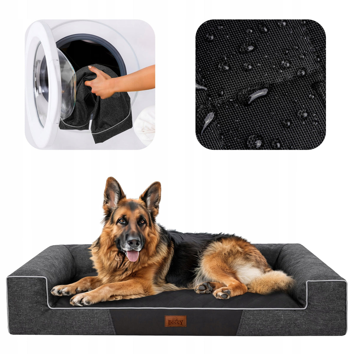 Dog Bed Waterproof Large Sofa Pull Down Cover XXL 118x78 cm