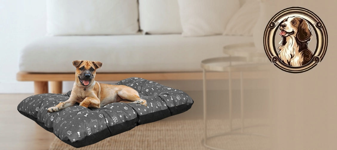 Dog Bed Waterproof Pillow Bone Silver Bedding XL 120x80 cm EAN (GTIN) 5906501507435