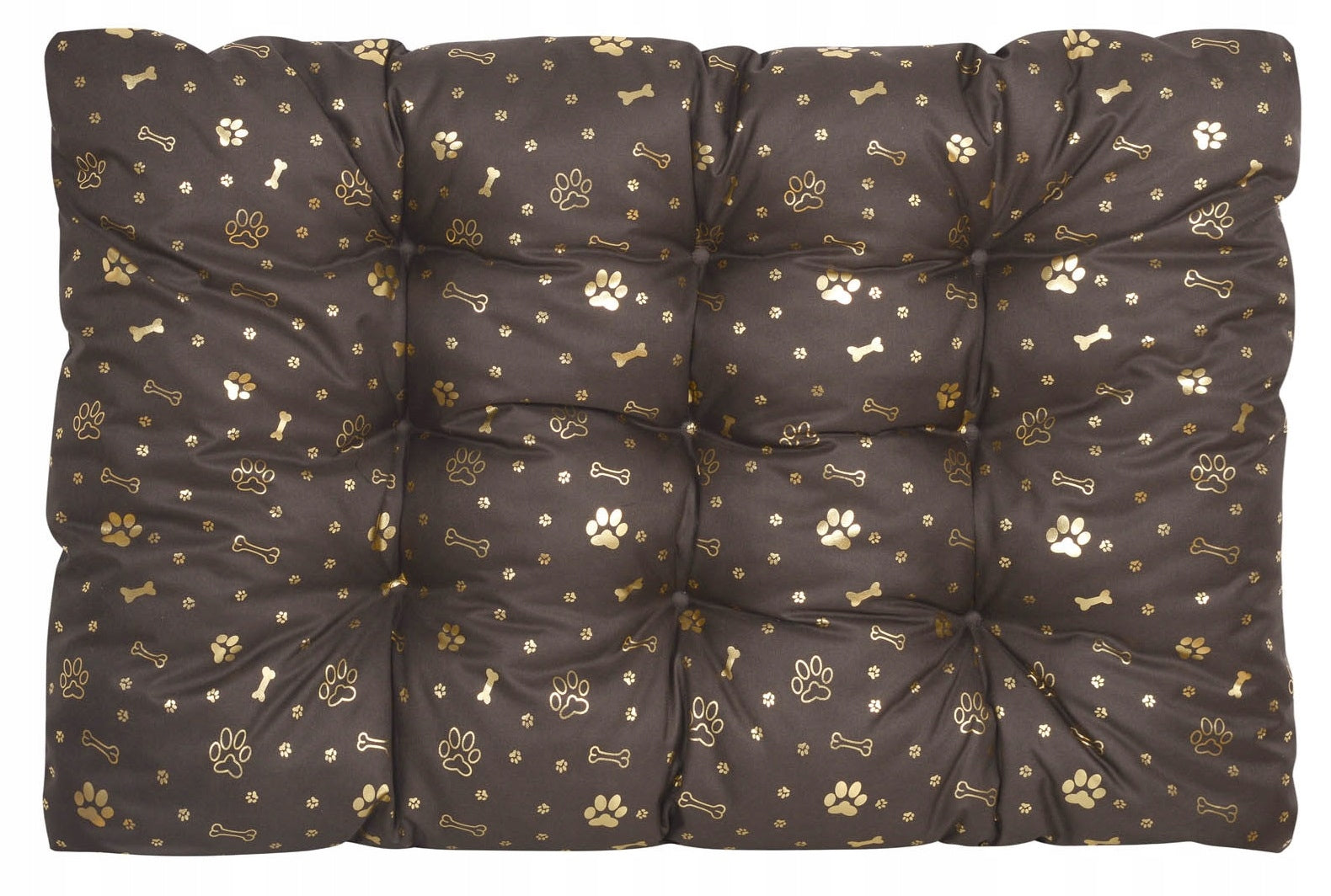 Dog Bed Waterproof Pillow Bones Golden Bed L 100x70 cm Manufacturer code PODPRES100/70KOSCIZLO