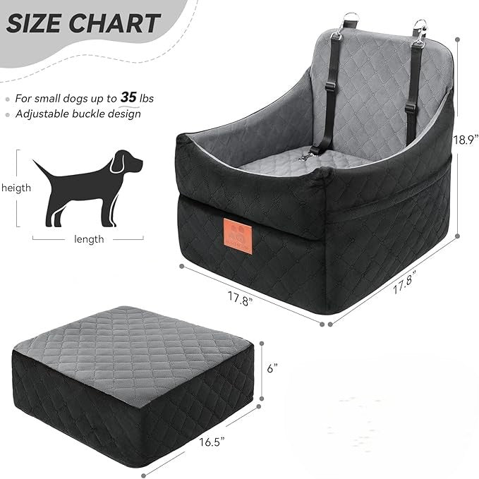 Dog Bed with Bed Function for Car Manufacturer code T1694