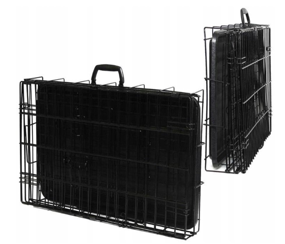 Dog Cage for Car Transport Kennel Metal 50x35x42 S 20" Manufacturer code Kojec Klatka dla Psa 50x35x42 cm Kennel 20"