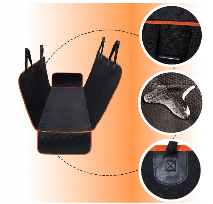 Dog Car Protective Mat Black XL Waterproof