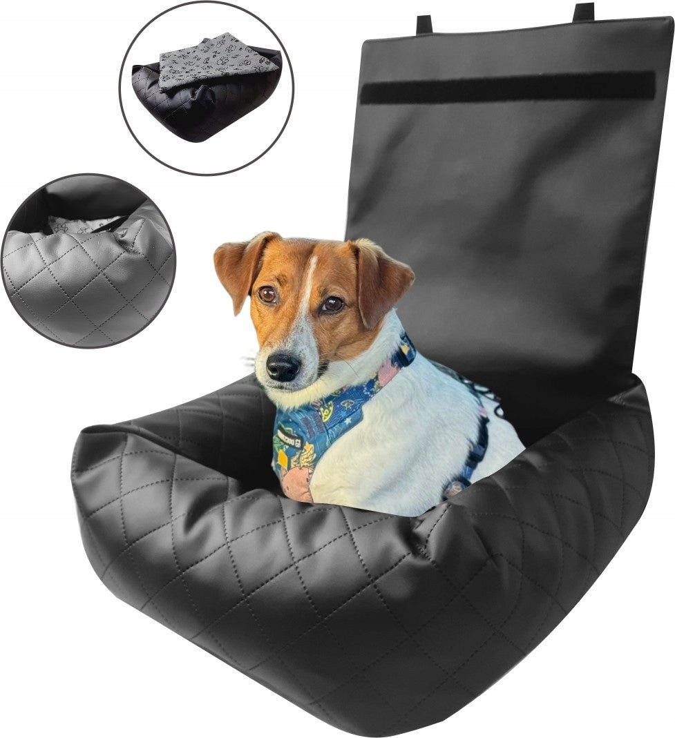 Dog Car Seat Car Transporter Faux Leather Polish Product