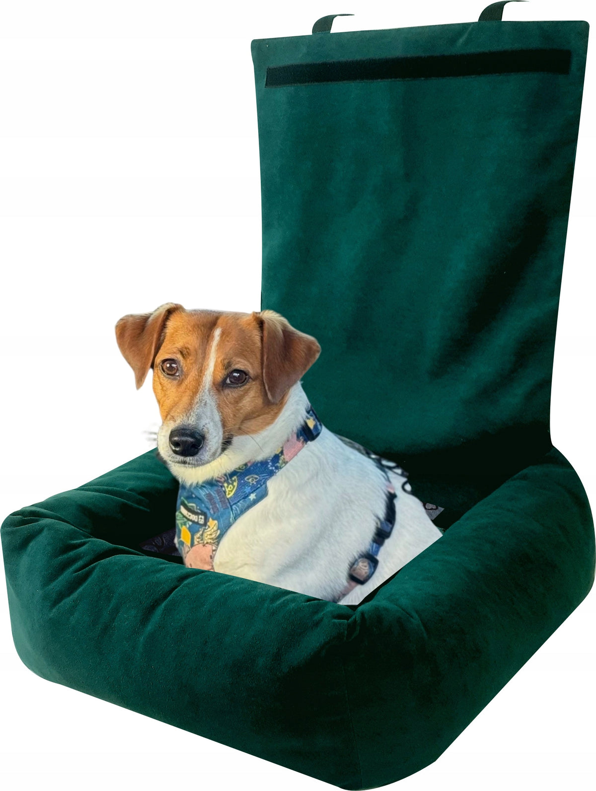 Dog Car Seat Dog Transporter Velvet Green Brand Syma