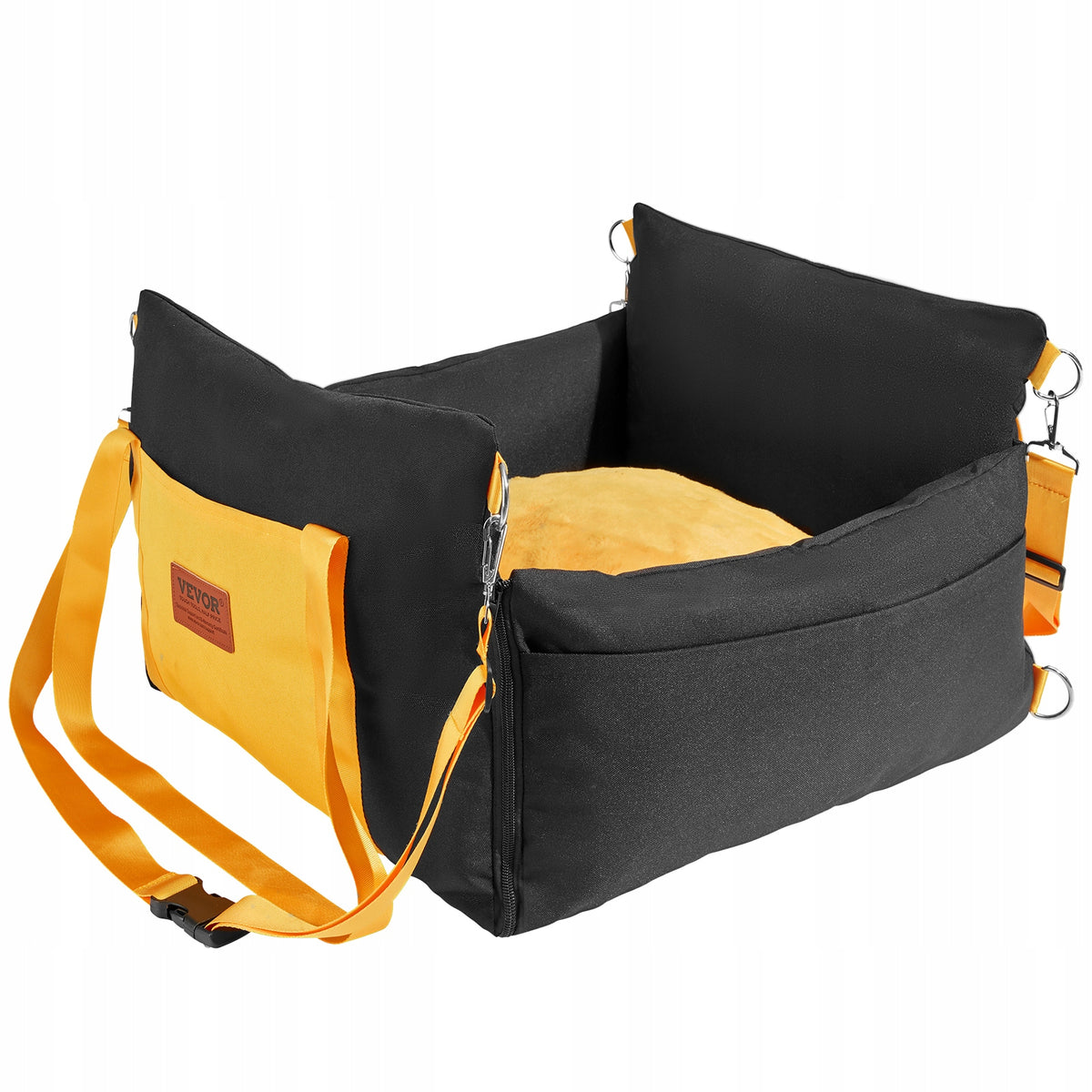 Dog Car Seat with Side Handles and Storage Bag Brand Vevor