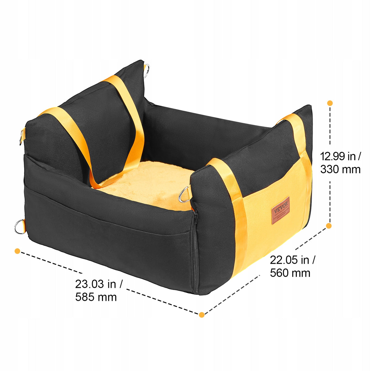 Dog Car Seat with Side Handles and Storage Bag Manufacturer code CWZGQCZYSFSQ7