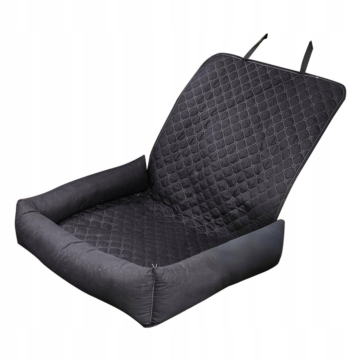Dog Car Seats Pet Cushion Multifunctional Portable for Long Travels Black