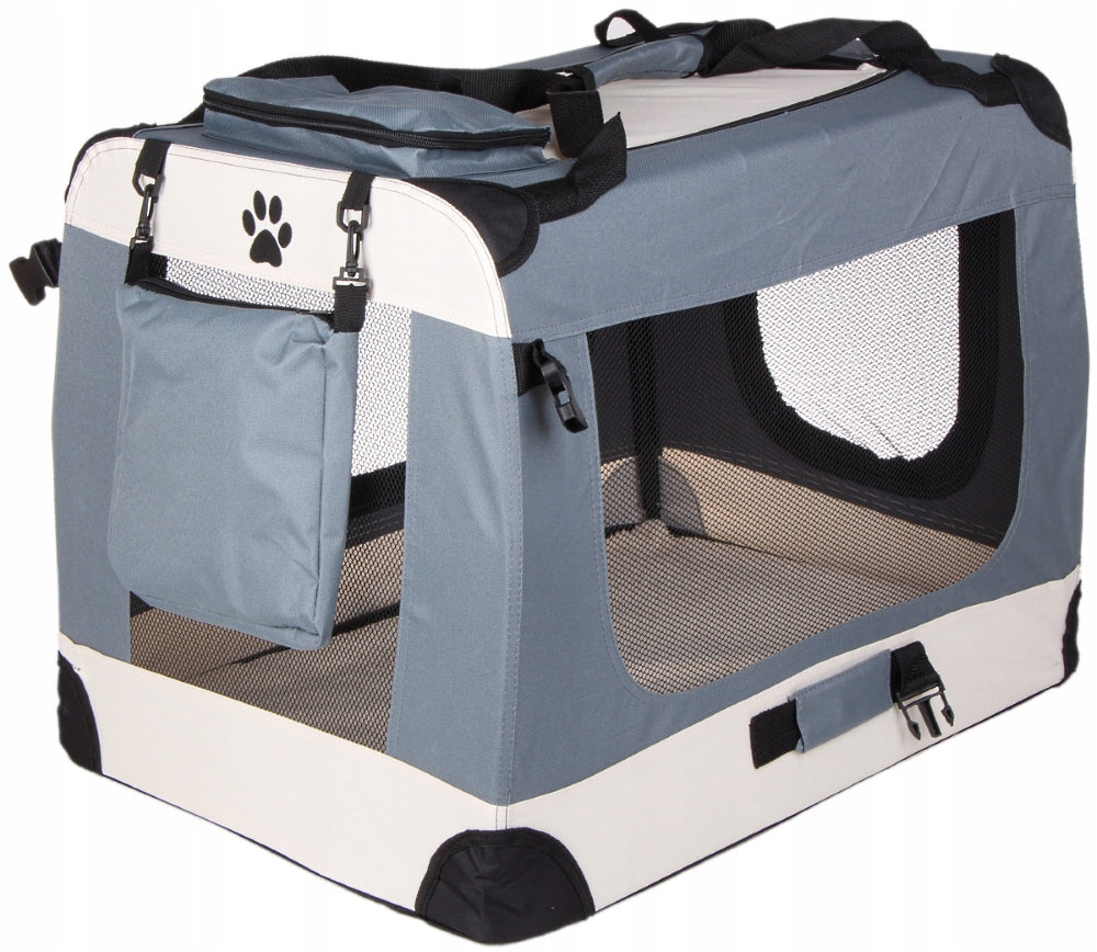 Dog Cat Carrier Bag for Car 60x42x44 cm M Packaging status original
