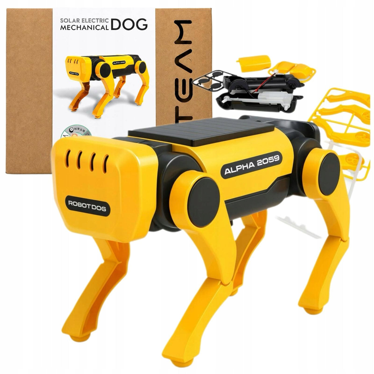 Dog Drone Toy for Boy Do It Yourself DIY Gift For Solar Panels