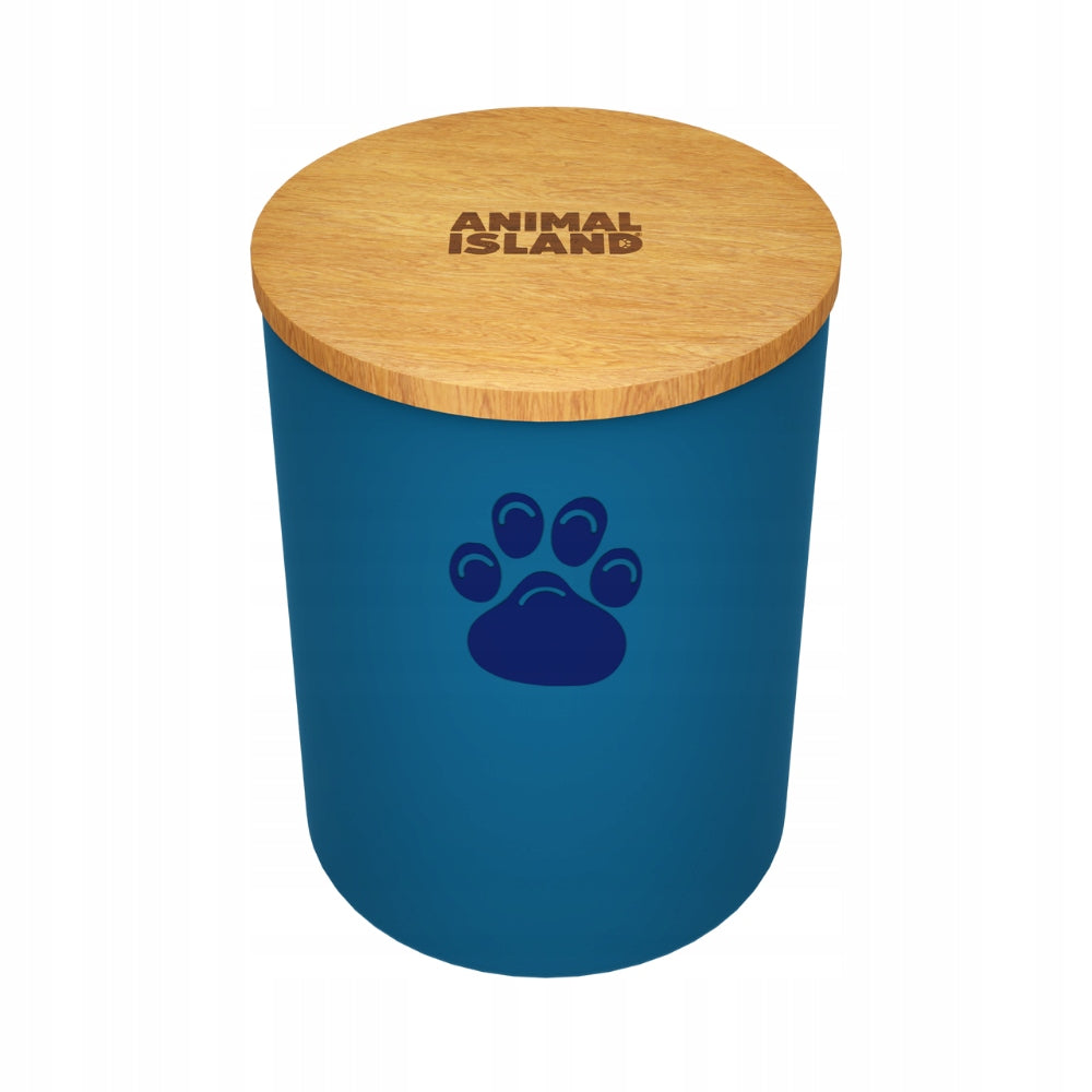 Dog Food Container GLASS POMEGRANATE 3L 20,6 cm Brand Animal Island