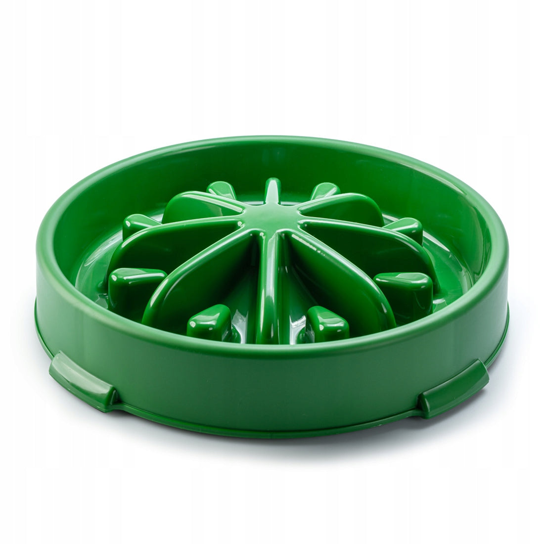 Dog Food Slowing Bowl Large For Food with Partitions 28cm 1,2 L Manufacturer code Miska spowalniająca jedzenie ZIELONA 28 cm