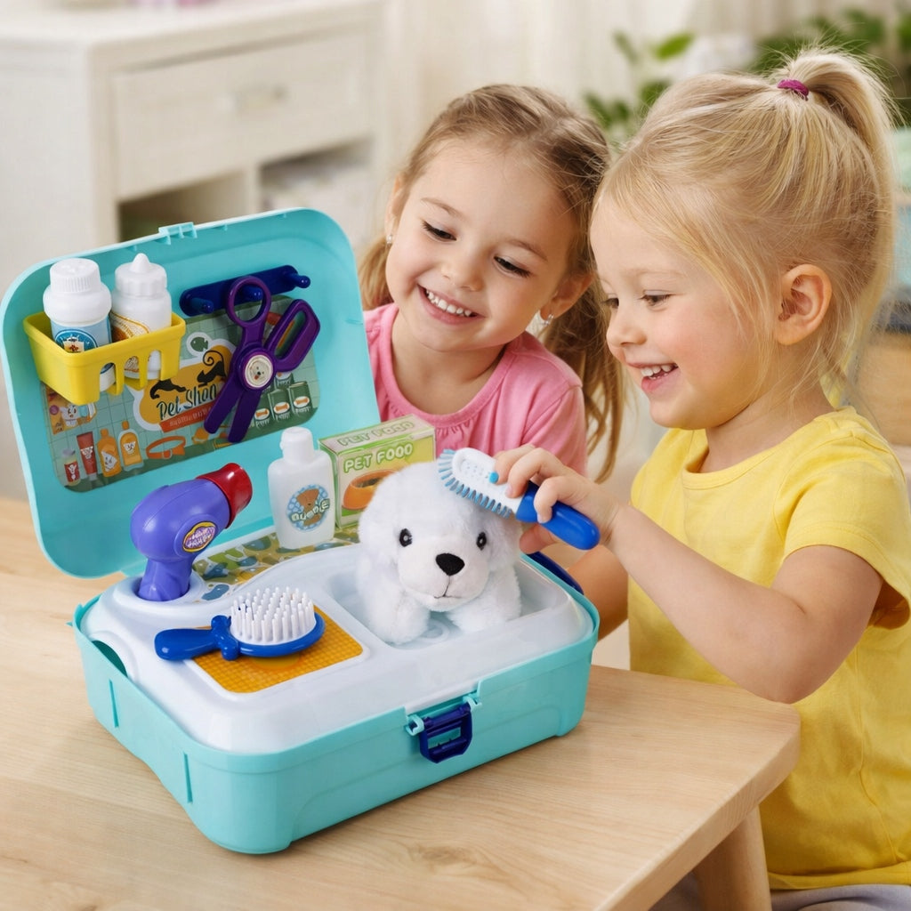 Dog Grooming Salon Set Backpack XXL Plush Toy Baby Accessories Manufacturer code DHHM170675