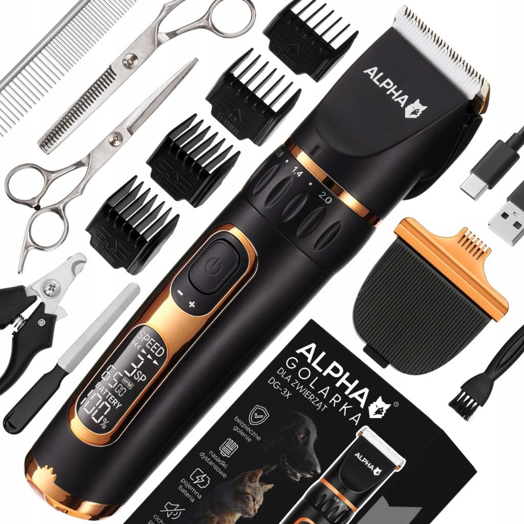 Dog Hair Clipper - Gentle and Safe Trimmer for Dog Alpha