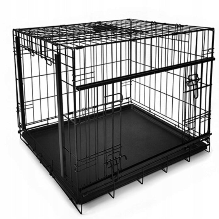 Dog Kennel Cage Strong SLIDE SLIDING DOOR Metal 91x 61x 69cm Packaging status original