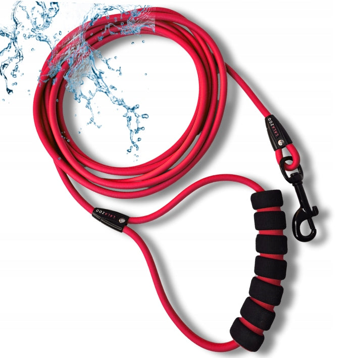 Dog LANYARD waterproof thin training rope PVC 5M BLAST red EAN (GTIN) 5906555652648