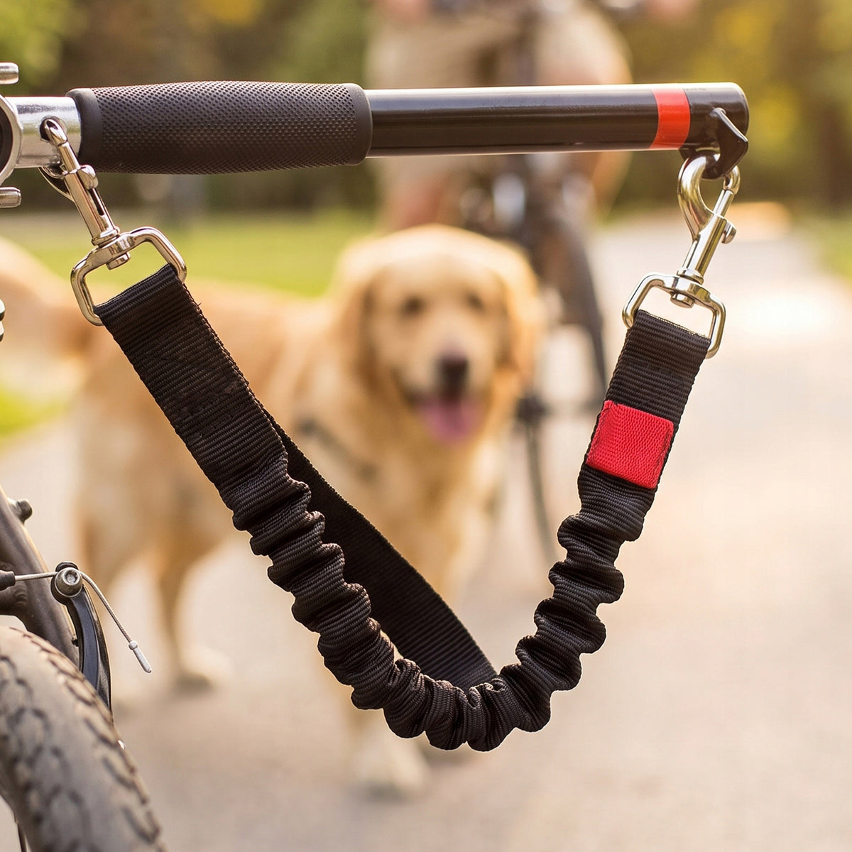 Dog Lanyard for BICYCLE Bar Hol Bicycle Boom Walks Shock Absorption Manufacturer code Uchwyt rowerowy dla psa smycz amortyzacja L9E