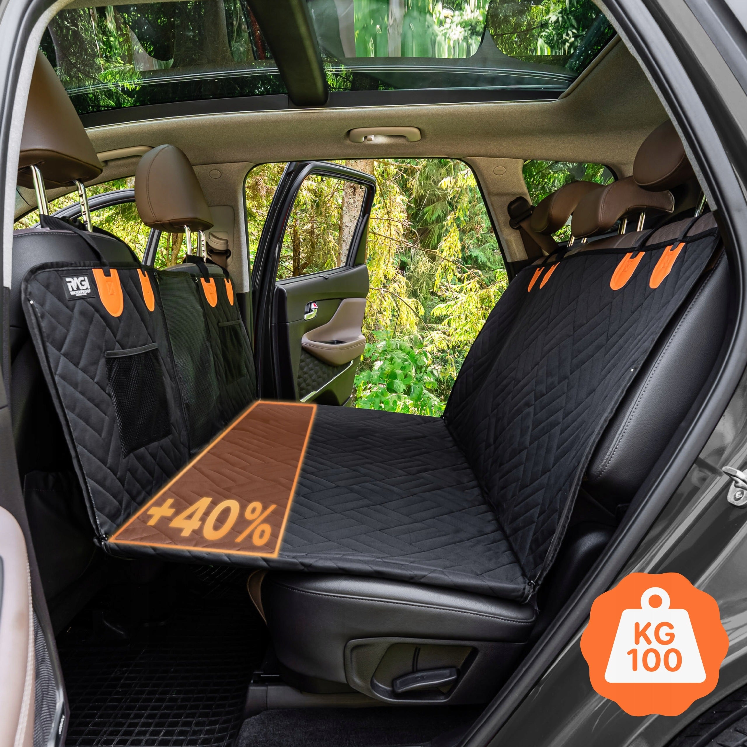 Dog Mat for Car STIFFENED STABLE Car Seat Cover Packaging status original