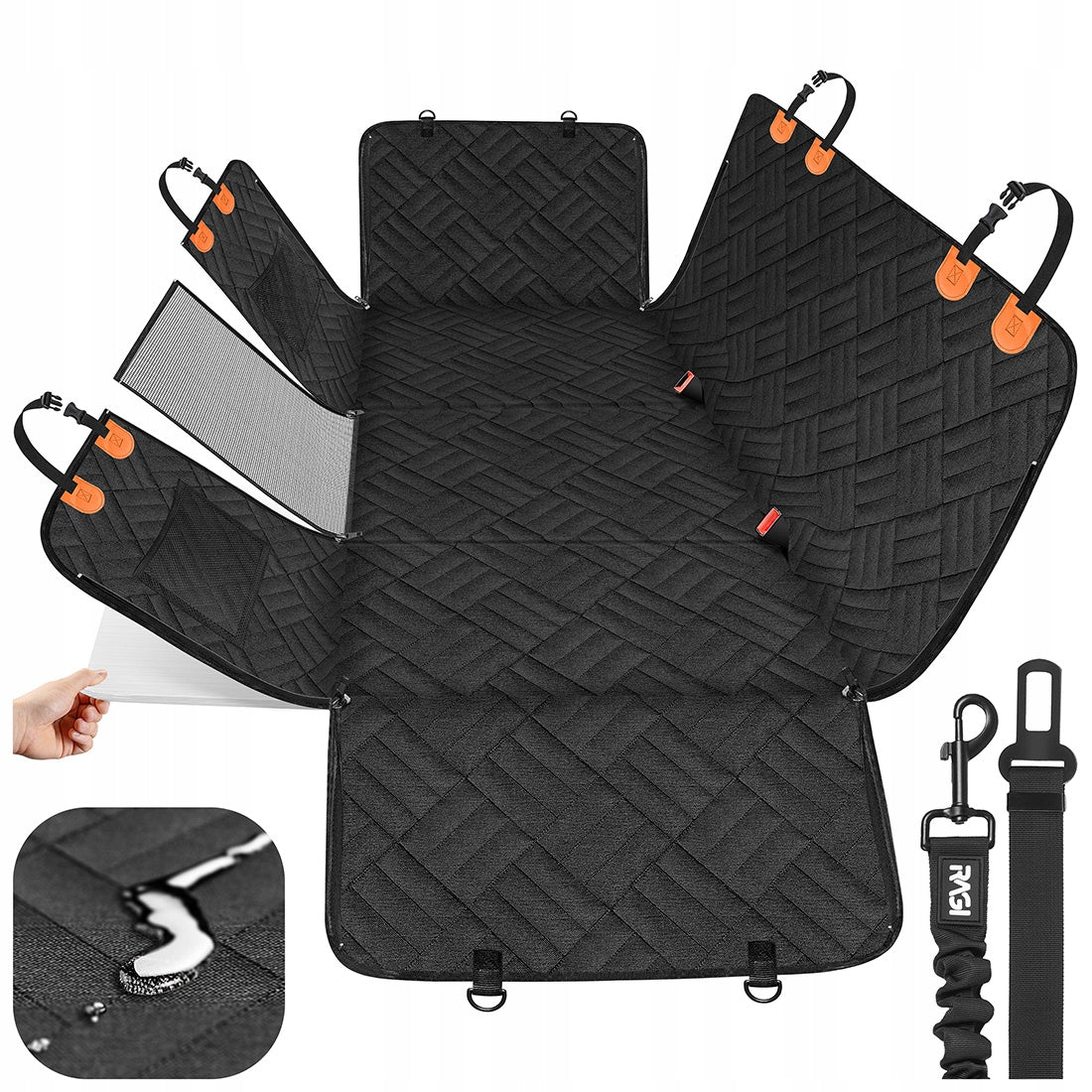Dog Mat for Car STIFFENED STABLE Car Seat Cover