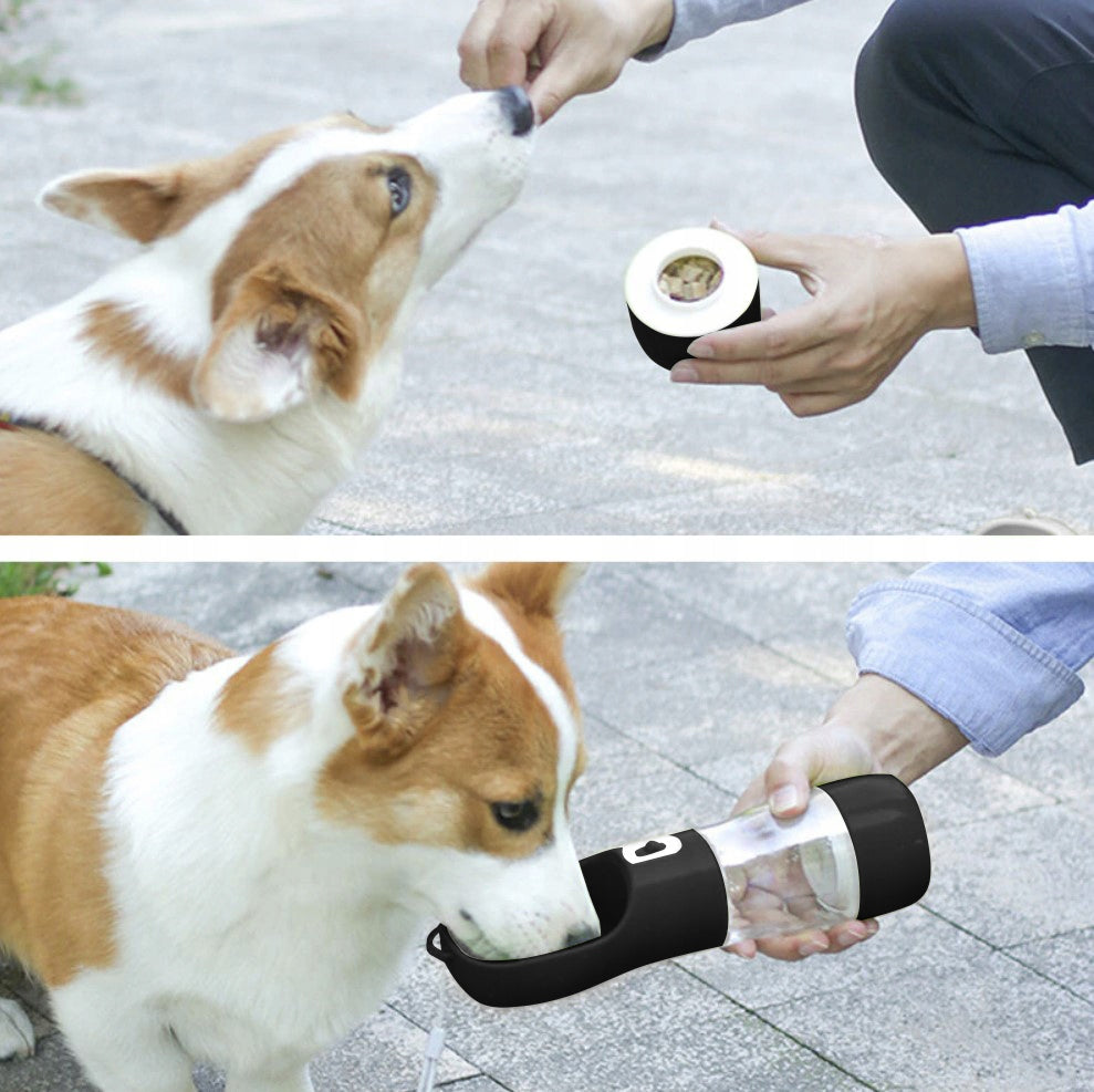 Dog Tourist Bottle DRINKER Bottle with Bowl AIRTIGHT Portable Dog Brand Purlov