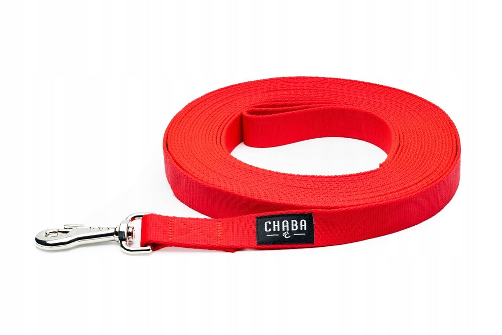 Dog Training Lanyard Long 5 Meter |CHABA| 25mm Red