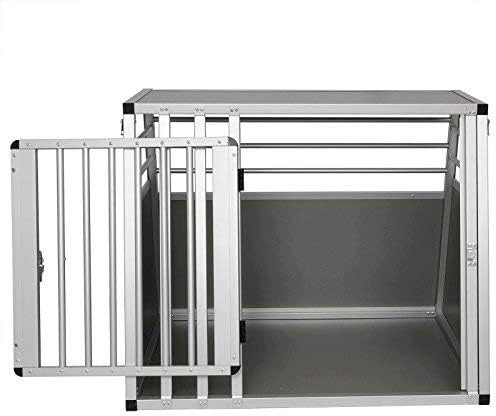 Dog Transporter Aluminum Cage ,for Car 80x65x56 cm with Key Packaging status original