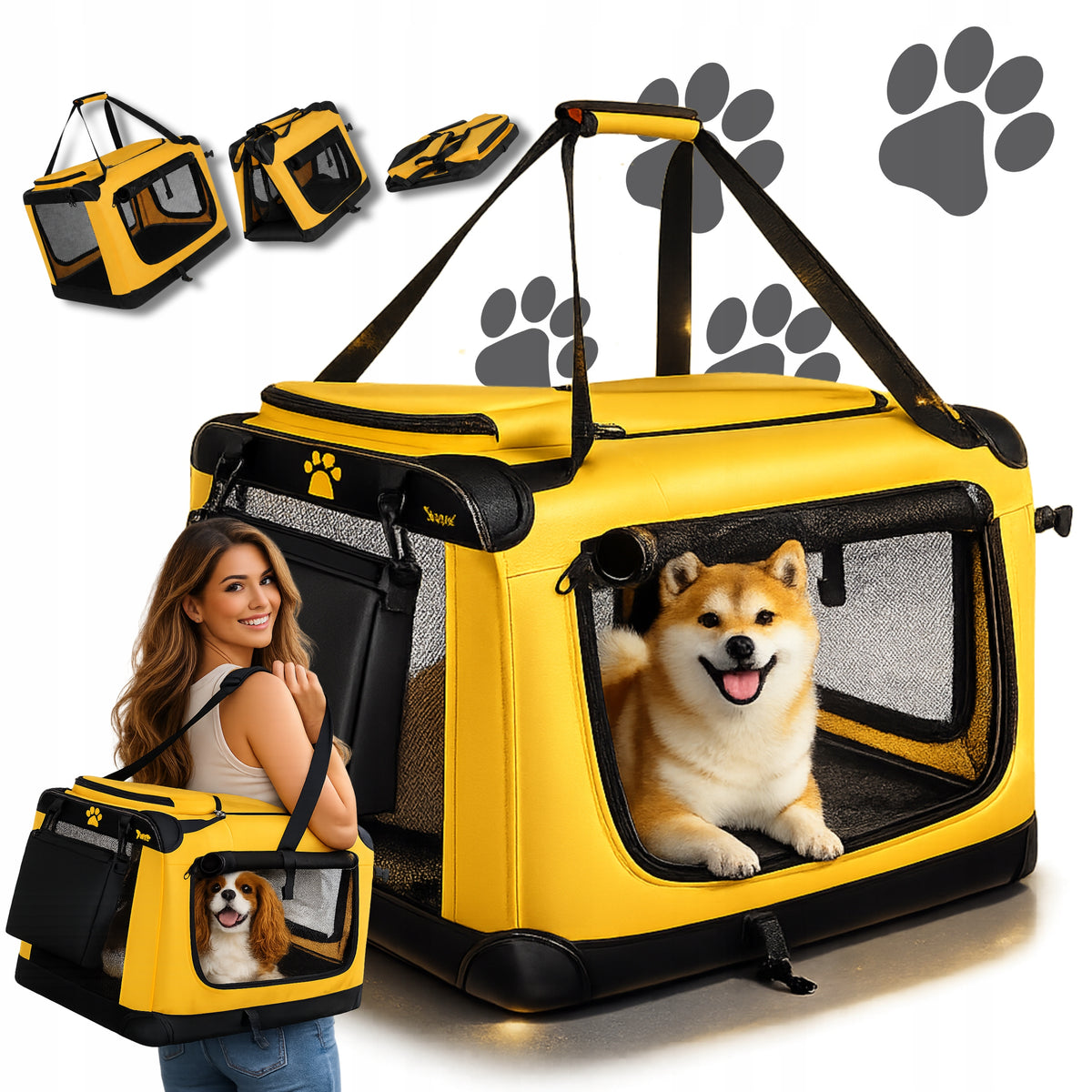 Dog Transporter LARGE Folding Playpen for Car up to 25kg XXL Travel Manufacturer code 00027480