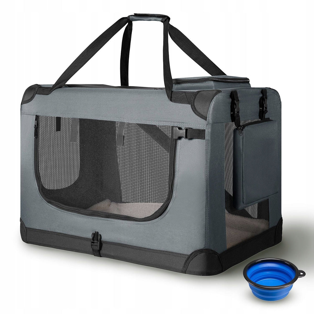 Dog Transporter for Car Lassie M Folding Mat Bowl