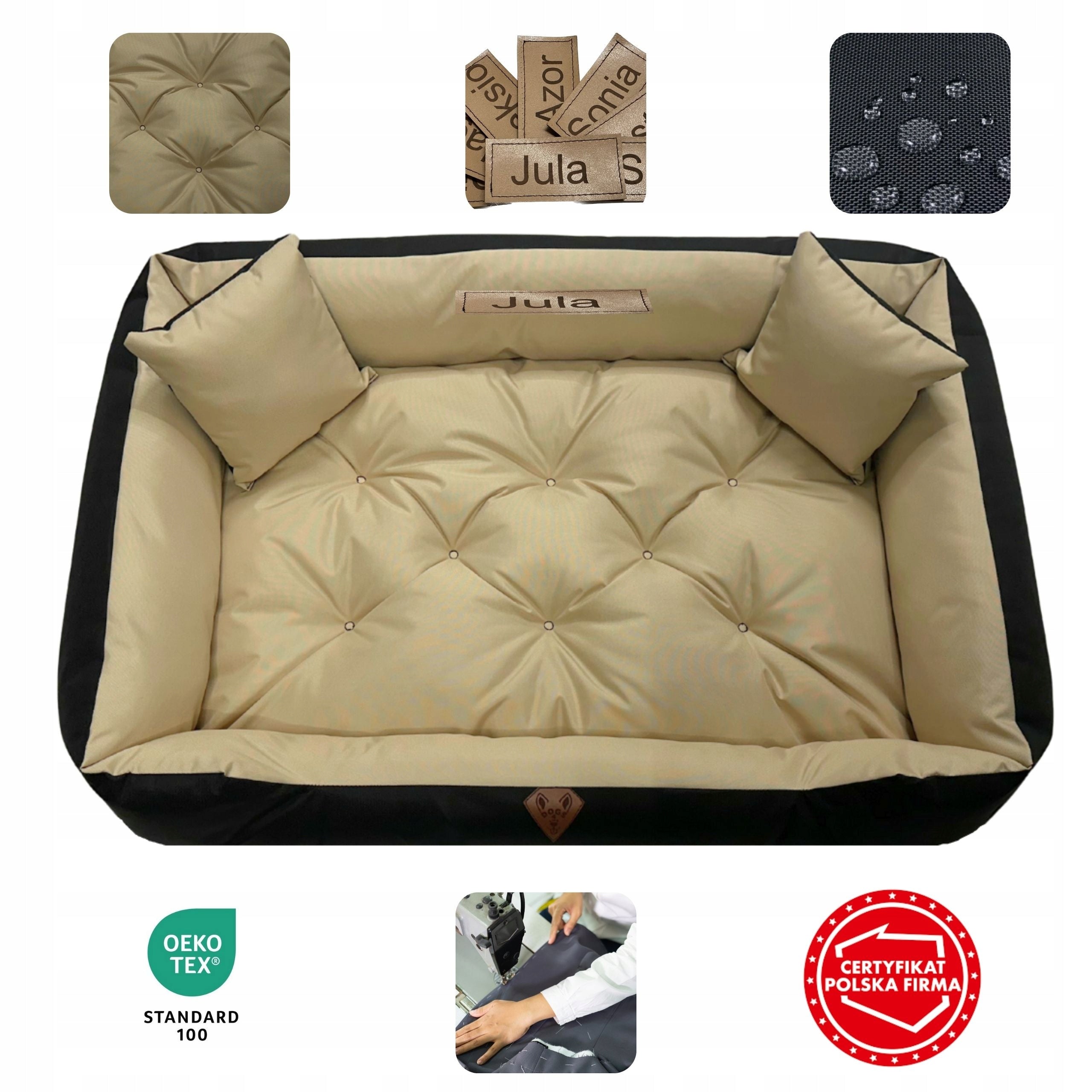 Dog bed +IMIE Dogs 4 Life dog couch beige 55 cm x 45 cm Manufacturer code Legowisko dla psa kojec kanapa spanie dla psa