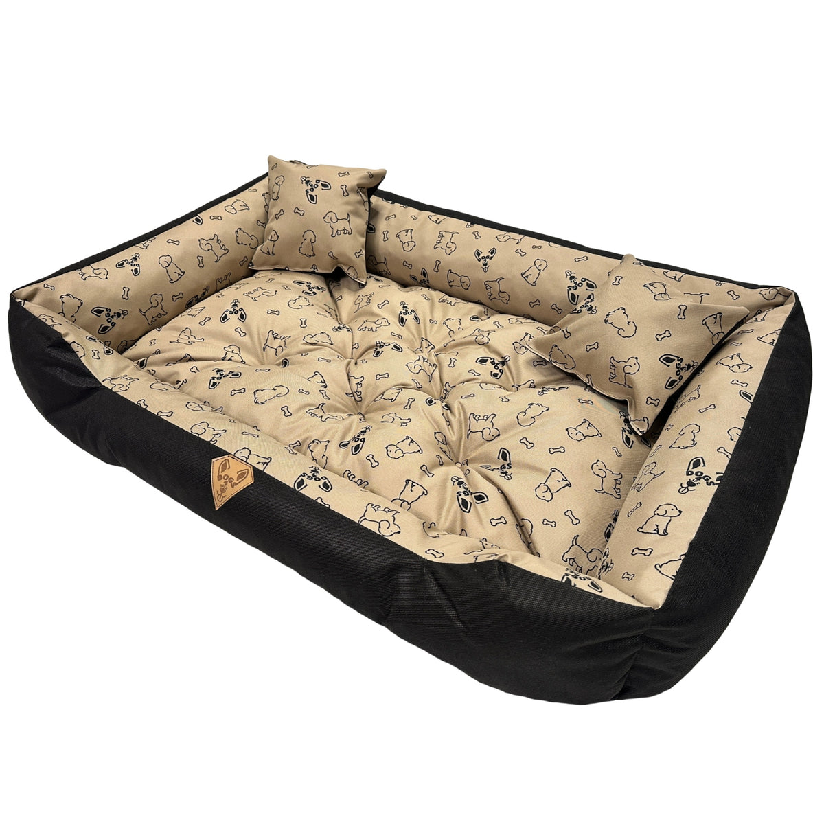 Dog bed anti-allergic couch playpen soft comfortable 100x75 cm Packaging status original