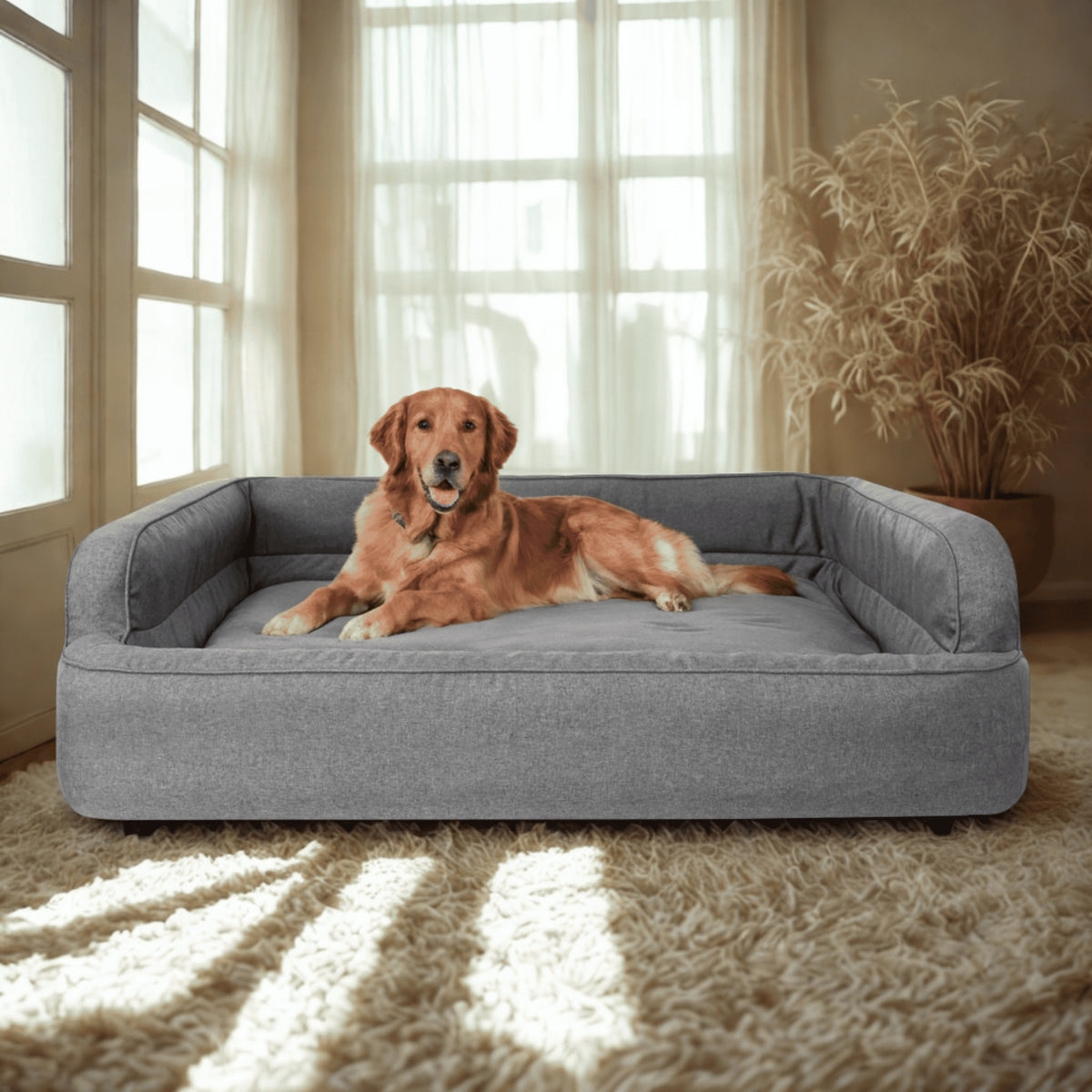 Dog bed - couch, dog bed - waterproof - XXL 117x79 cm Packaging status original