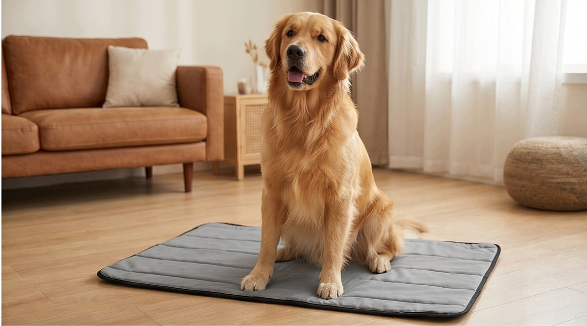 Dog bed mat 100x70 cm waterproof grey mattress Manufacturer code MATACODU100/70SZABuySpace