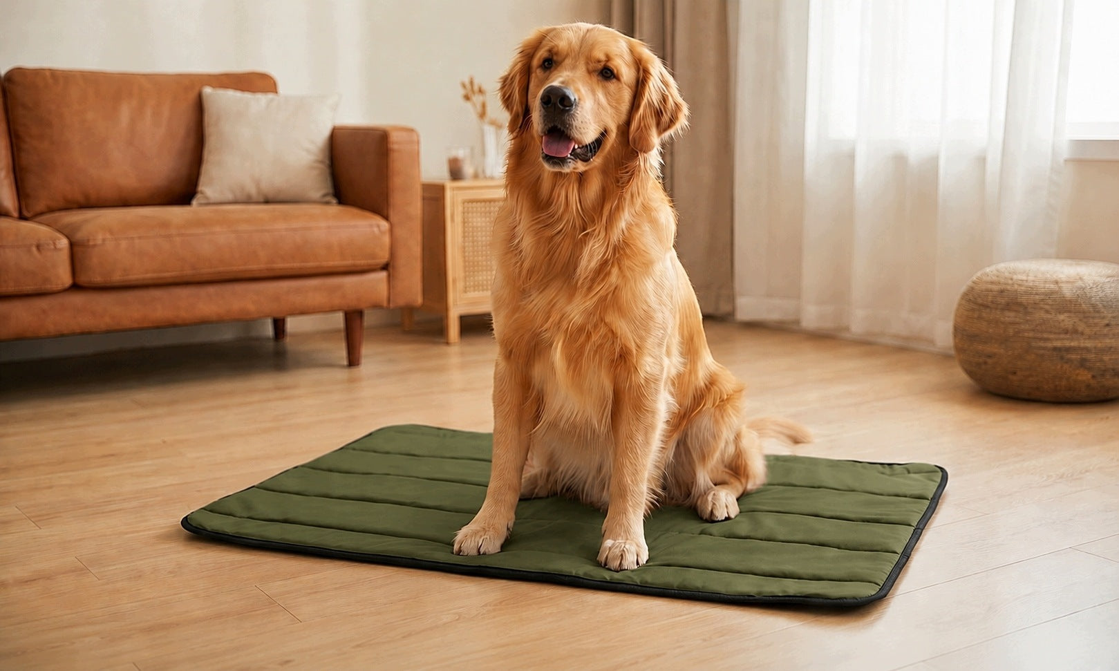Dog bed mat 120x80 cm waterproof green mattress Manufacturer code MATACODU120/80ZIEBuySpace