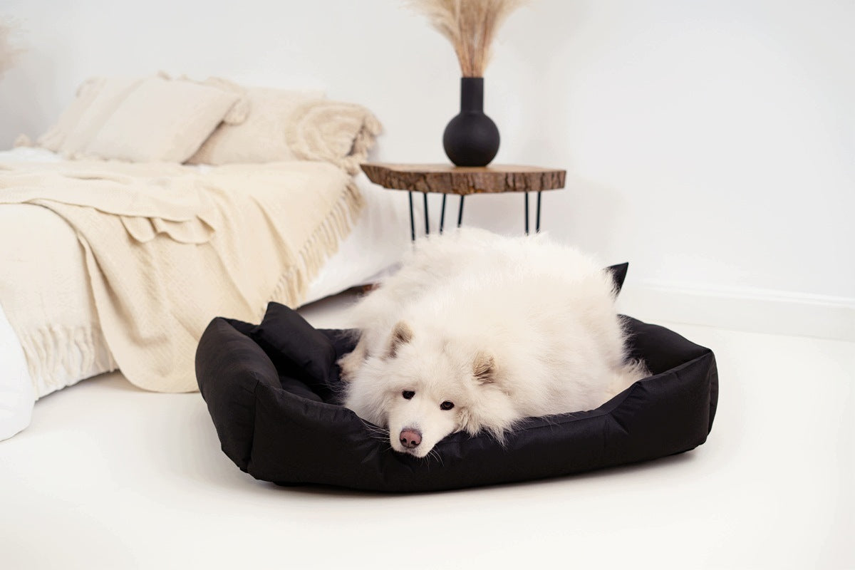 Dog bed playpen ECCO 115x95 cm waterproof black Brand BuySpace