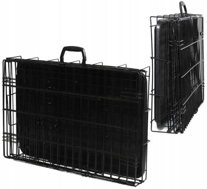Dog cage kennel powdered steel two entrances 90x60x67 cm d. dog Manufacturer code CCPT0137-L