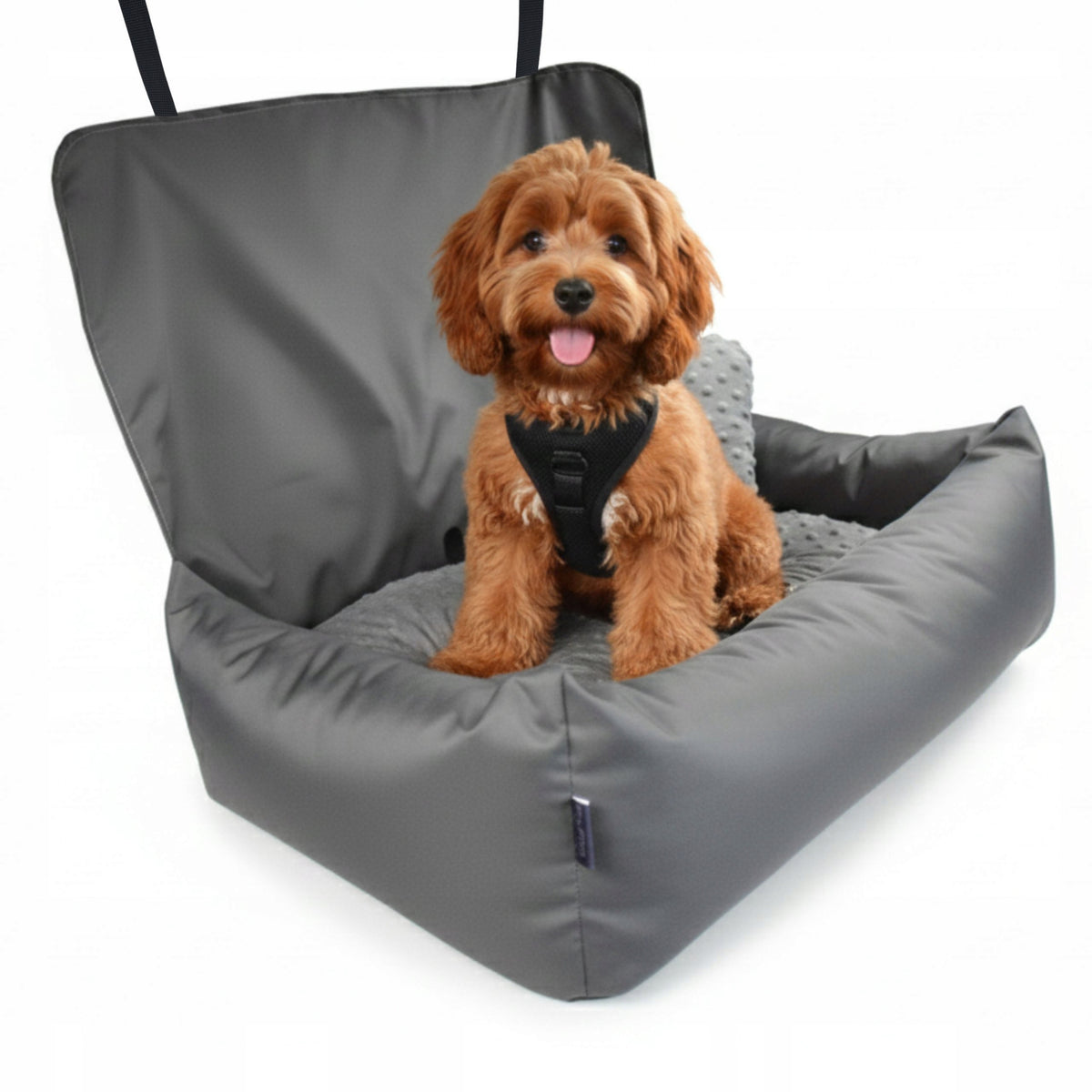 Dog car seat LARGE for 2/3 sofa Silver Plus MAXI + freebie Packaging status original