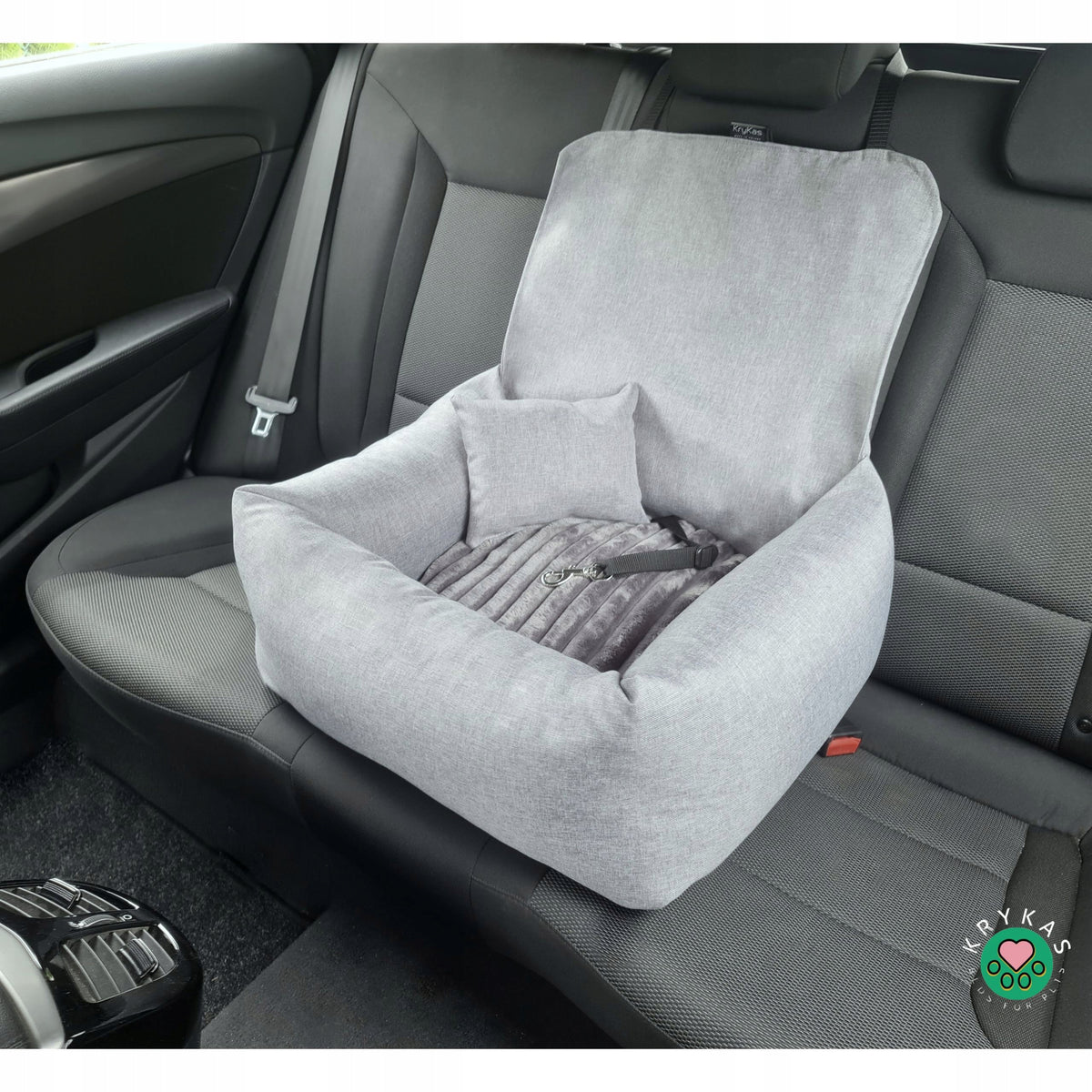 Dog car seat -removable MODULAR cover KryKas COMFORT COZY Packaging status original