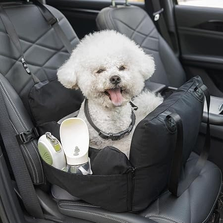 Dog car seat up to 15 kg removable pillows black transporter Packaging status original
