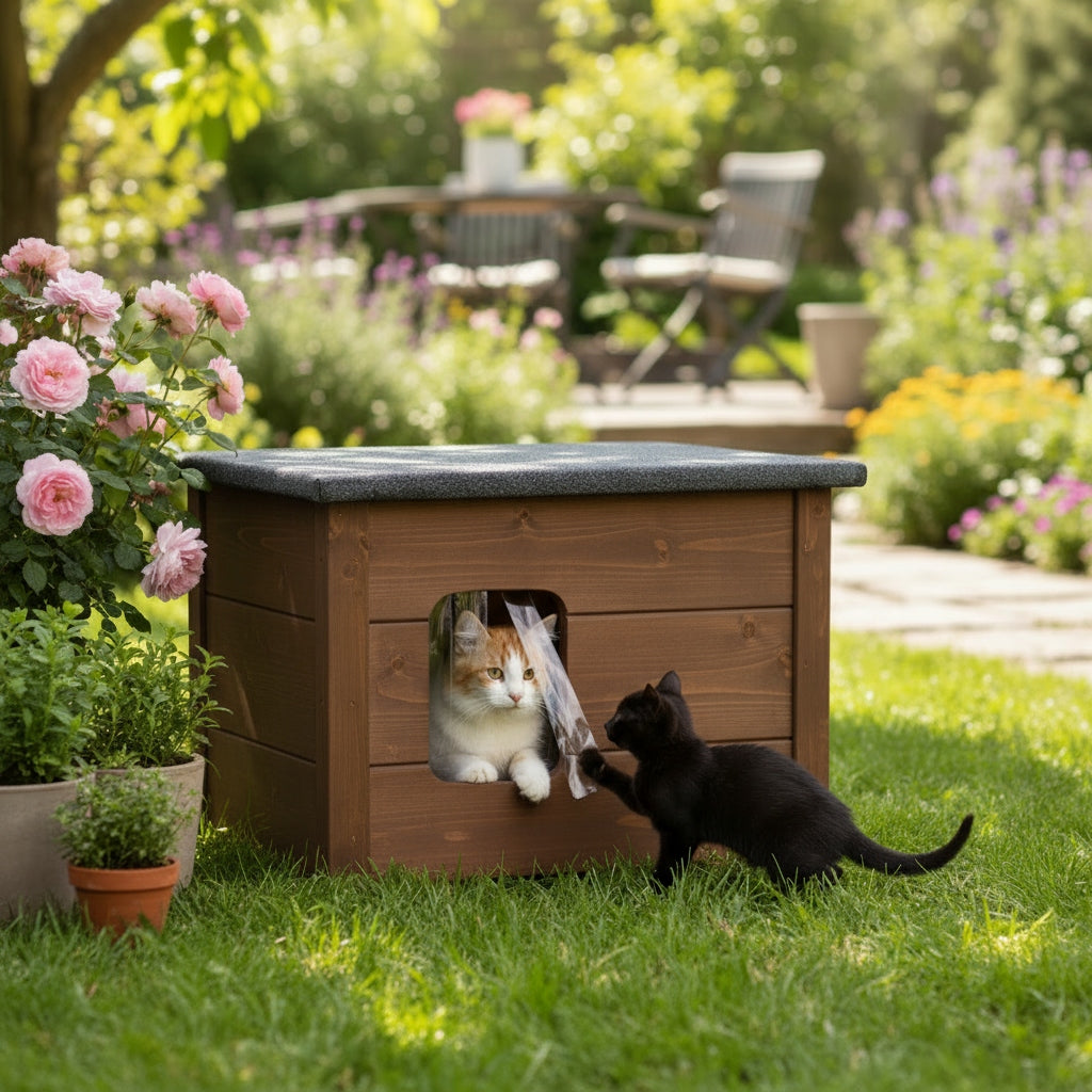 Dog cat kennel all INSULATED, folded, ready to move in Manufacturer code braz-bok