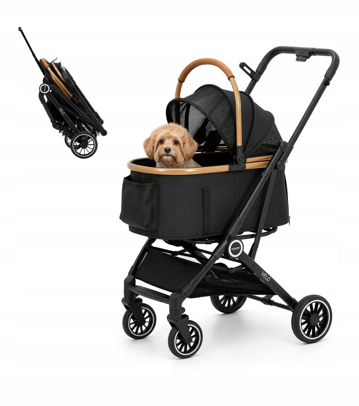 Dog/cat strollerVELO25KG - helper after treatments ideal for long walks