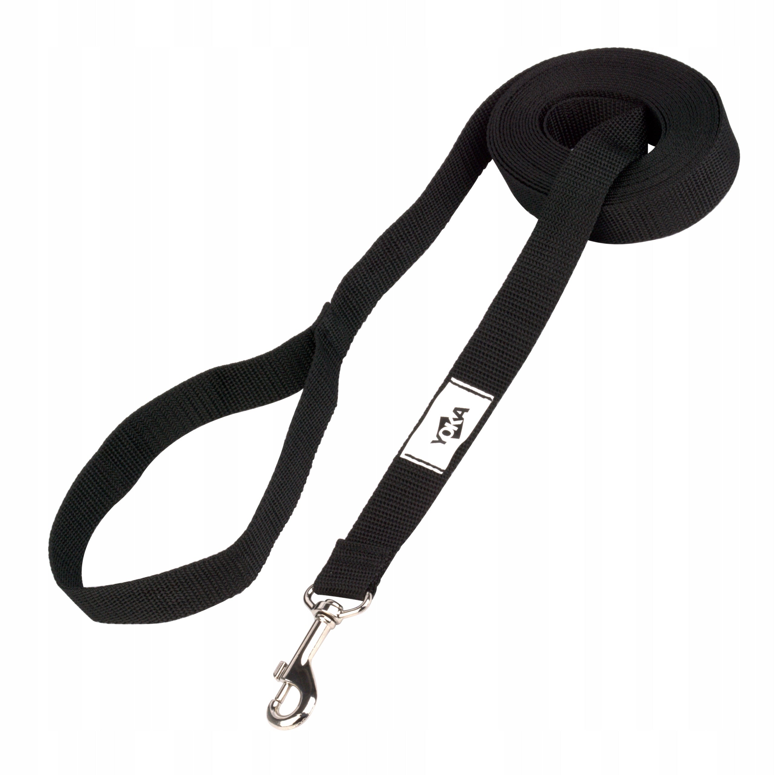 Dog leash WIDE TRAINING LONG TAPE 5m Black Manufacturer code 8004-tradycyjna-linka-kolory-5m