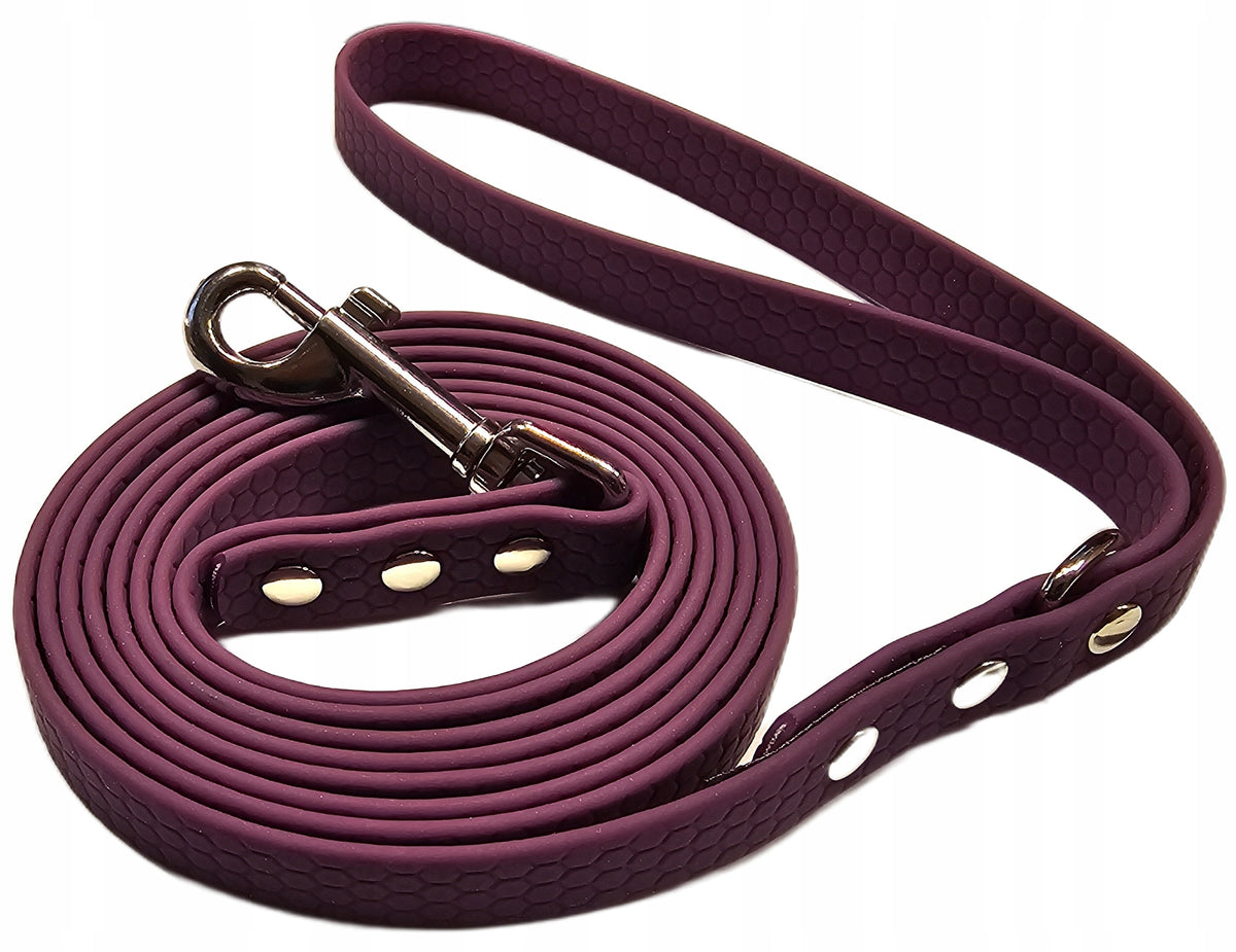 Dog leash training waterproof hexa purple 2m