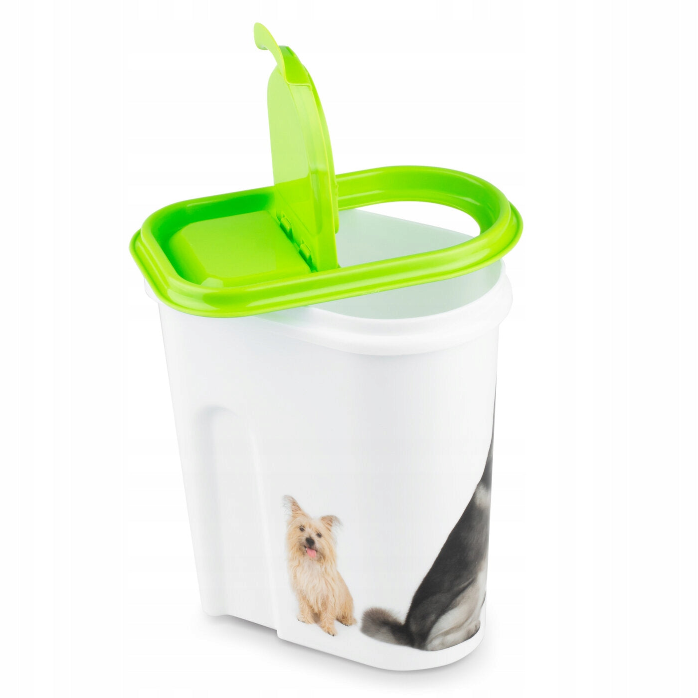 Dog or cat food container with dispenser Hega Pet 2 l mix of designs Packaging status original
