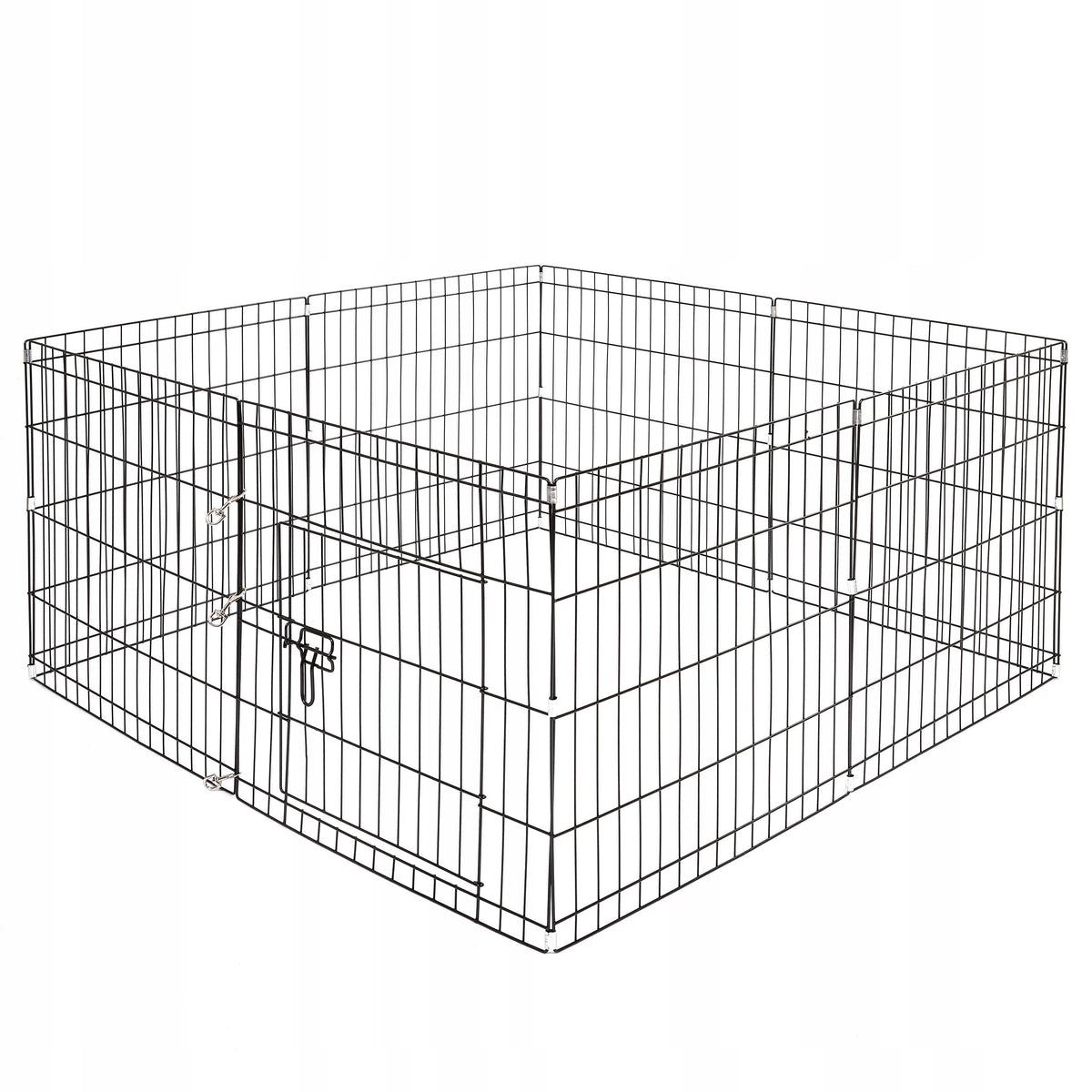 Dog playpen folding homestead Happet 8 panels S light 61x61 cm with threshold