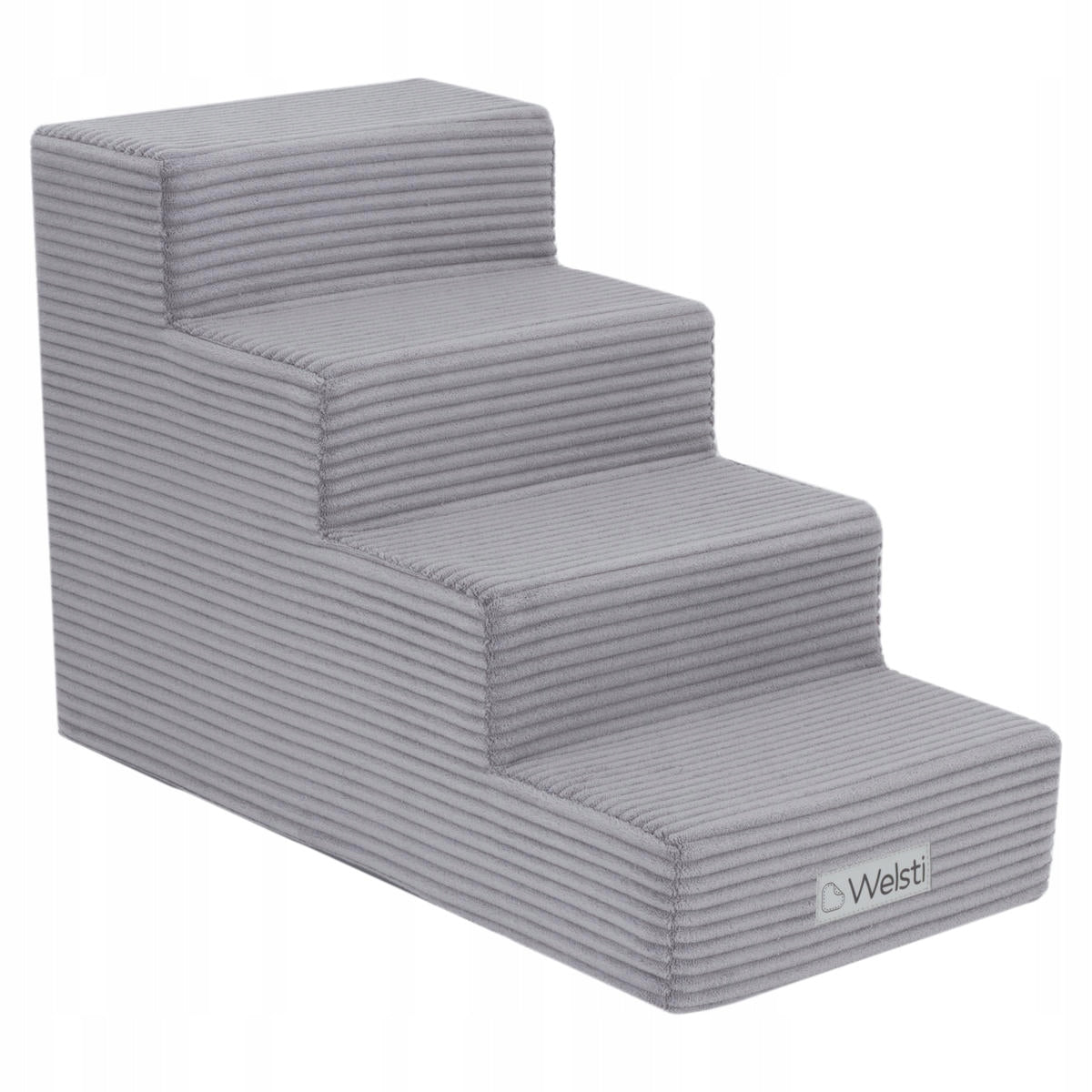 Dog stairs Welsti elegant corduroy upholstery 40 cm 4 degrees
