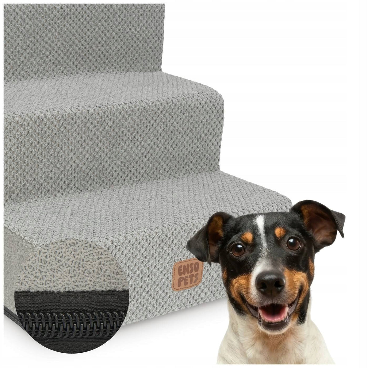 Dog stairs ramp platform for bed large 34 cm 20 kg foam stable
