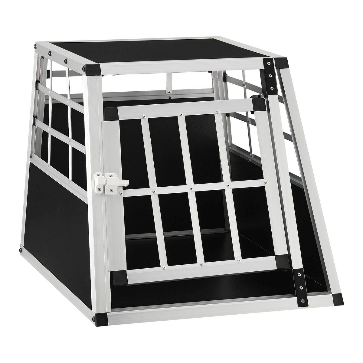 Dog transporter Juskys black M 54 cm x 69 cm 51 cm