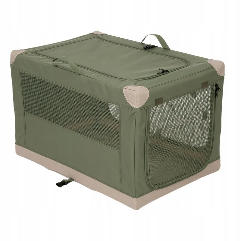 Dog transporter Zooplus green M 76 cm x 50 cm x 48 cm Packaging status original