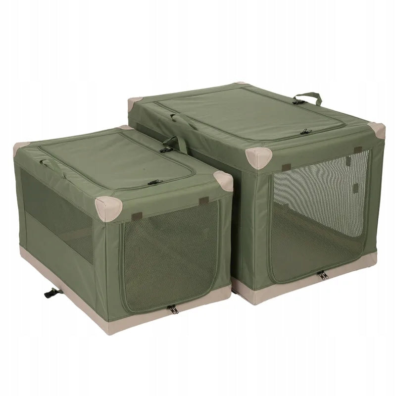 Dog transporter Zooplus green M 76 cm x 50 cm x 48 cm