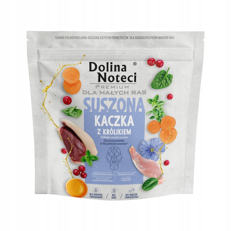 Dolina Noteci Premium dried food for small breed dogs duck, rabbit 1kg
