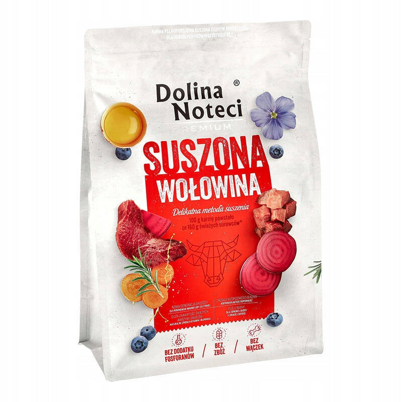 Dolina Noteci Premium dry dog food beef 3kg